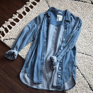Abercrombie & Fitch Blue Denim Shirt